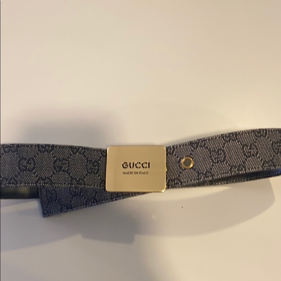 Gucci vintage gg denim belt - Picture 4 of 4